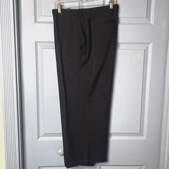 Chaps Total Comfort Black Dress Pants Trousers Mens Size 36/26 Basic Career Wear - Picture 3 of 10